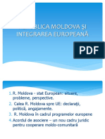 Republica Moldova Şi Integrarea Europeană