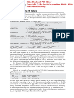 Global Permanent Table: Chapter 1: Creating