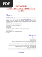 Download Clat Llb Entrance 2011 Self Study Kit Previous Question Model Papers Rank File Guide Materials by ruks789 SN36388596 doc pdf