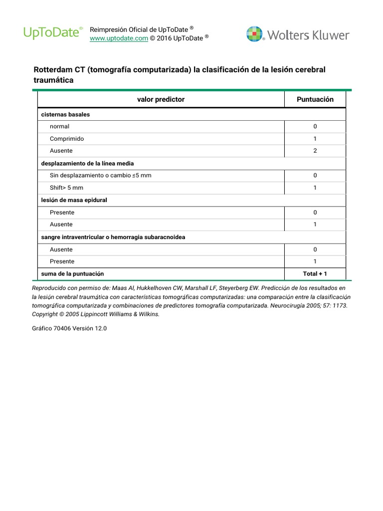 Escala de Rotterdam PDF