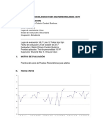 Informe Psicologico Test de Personalidad 16 PF Aula Virtual