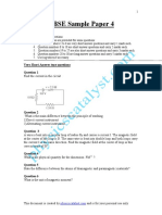 CBSE Sample Paper -4