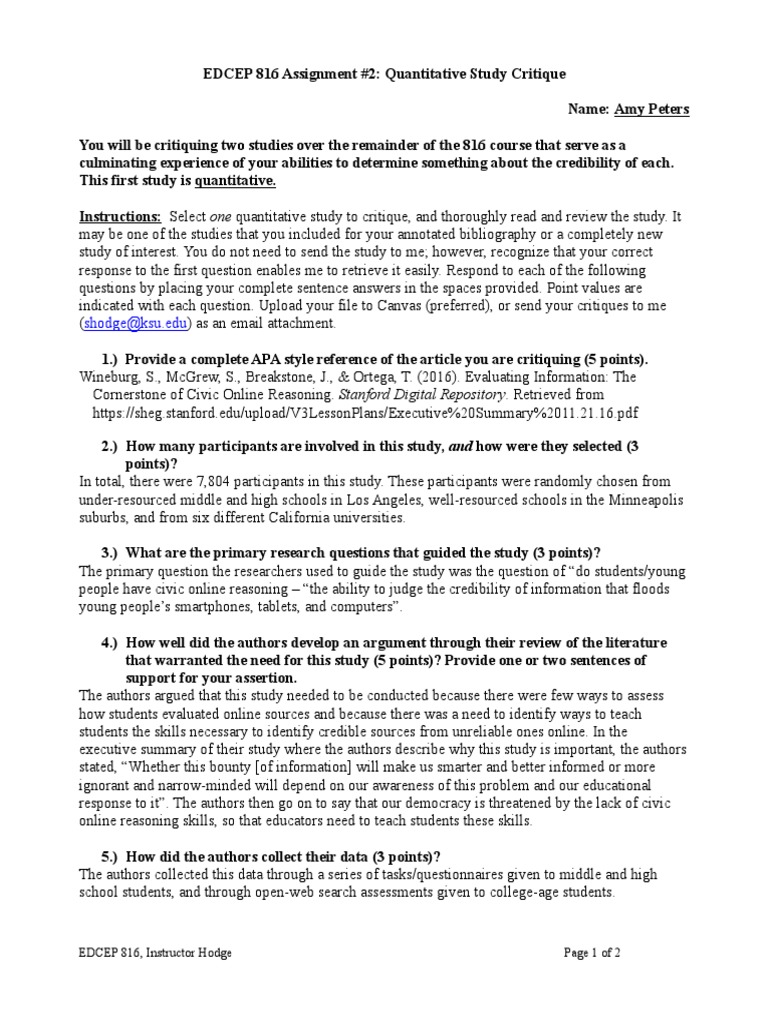 Quantitative research article in education image