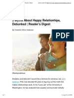 5 Myths About Happy Relationhips, Debunked _ Reader's Digest
