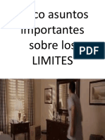 Cinco Asuntos Importantes Sobre Los LIMITES