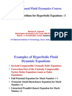 Computational Fluid Dynamics Course: Numerical Algorithms For Hyperbolic Equations - I