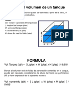 Calcula El Volumen de Un Tanque