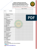 Absensi Hima Pengurusan HIMA 2016-2017