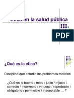 Dor Etica en La Salud Publica