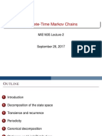 Discrete-Time Markov Chains: MIE1605 Lecture 2