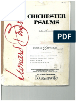 Chichester Psalms SCORE PDF