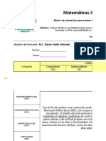 Matriz de Valoración - EA (Capacidades Actitudinales)