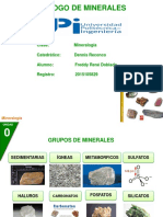 Catalogo Mineral de Minerales PDF