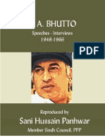 Speeches of Z. A. Bhutto 1948-66