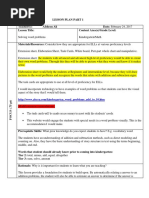 Final Lesson Plan Esl II