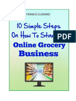 10 Simple Steps on how start an online grocery