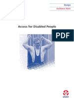 Sport England- Access for the Disabled