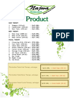 Daftar Harga Produk Najwa-1 PDF