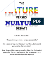 Nature Nurture Debate