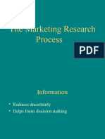 The Marketing Research Process