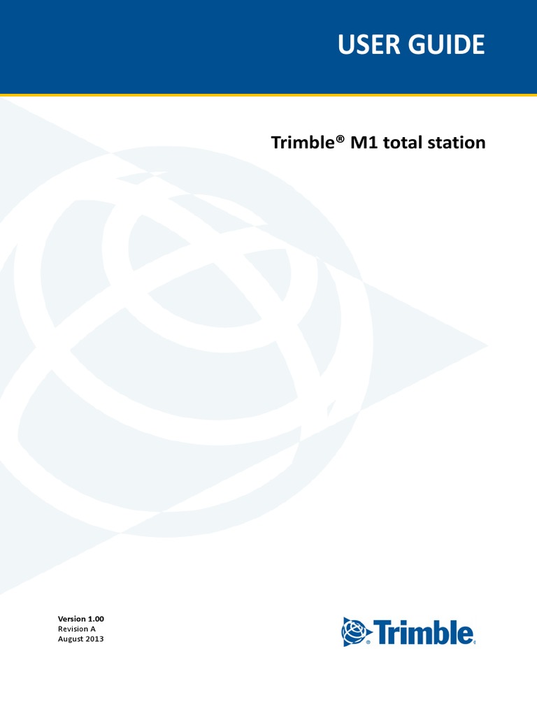 Manual Usuario Estacion Total Trimble M1.pdf | Battery (Electricity