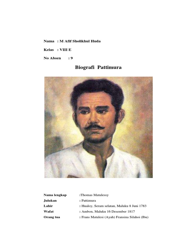 Biografi Patimura