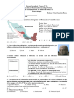 Exam. Primer Bloque Historia de México