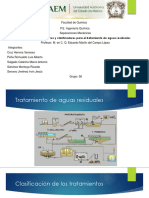 Tratamiento de Aguas Residuales