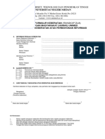 Format Formulir Keberatan Informasi