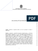 Nota Tecnica Liberdade Artistica e Protecao de Criancas e Adolescentes PDF