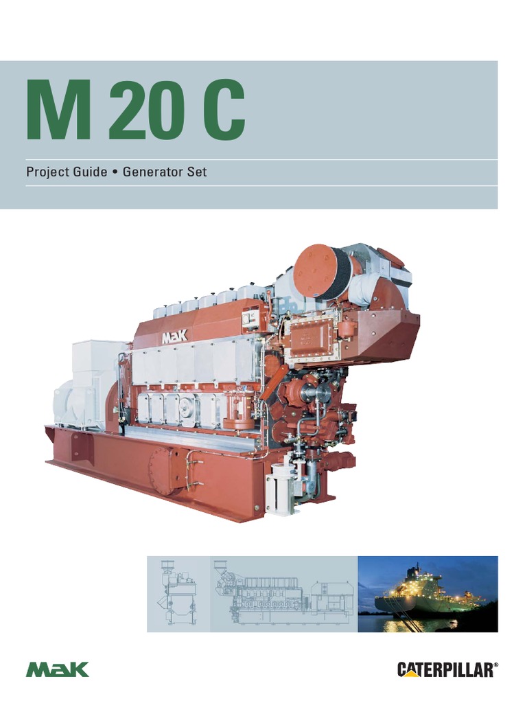 M20CGenerator PDF | PDF | Fuel Oil | Turbocharger