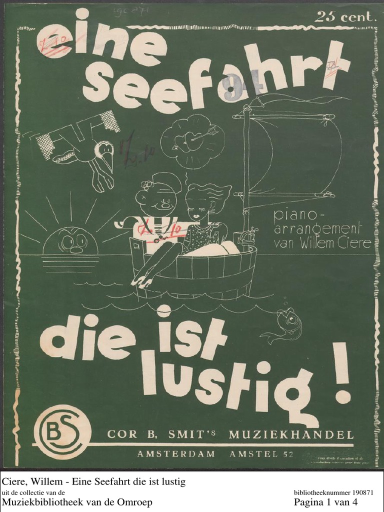 Eine Seefahrt Die Ist Lustig A PDF PDF