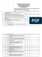 Ceck List Bakuan Mutu Laboratorium