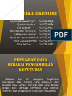 STATISTIKA EKONOMI