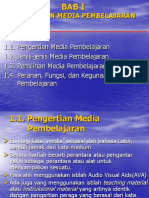 Bab 5 Pengertian Media Pembelajaran