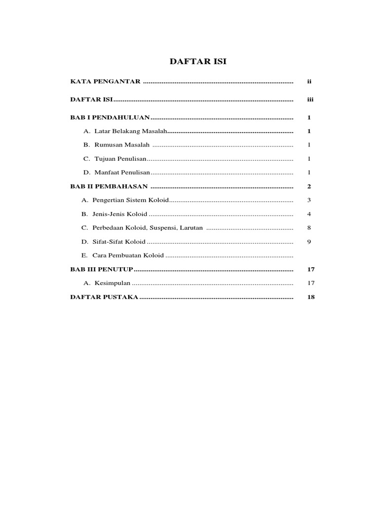 Makalah Sistem Koloid