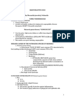 Gram Negative Cocci (Lecture Notes)