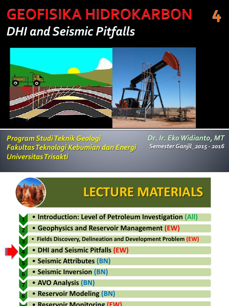 DHI Seismic Analysis and Pitfalls | PDF | Petroleum Reservoir ...