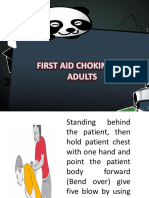 First Aid Choking On Adults