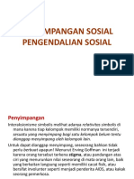 Penyimpangan Dan Pengendalian Sosial