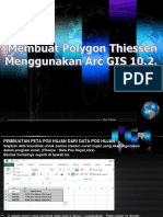 03 Membuat Polygon Thiessen Menggunakan Arc GIS 10