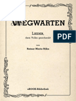 Maria, Rilke Rainer - Wegwarten I (2010)