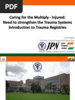 Prof Dr Amit Gupta	AITSC Trauma Registry & Trauma Quality Improvement In India