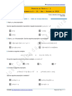 Proposta de Teste n.º 1 - Matemática a - 10.º Ano