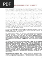 Jesus Era Deus Ou Era o Filho de Deus