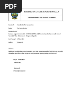 1. Surat Penugasan Audit Internal