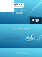 Tecnicas de La Auditoria