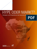 Afrika Studie Afrika Hype Oder Markt