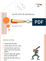 Slow Pitch Softball: Basic Rules of Code