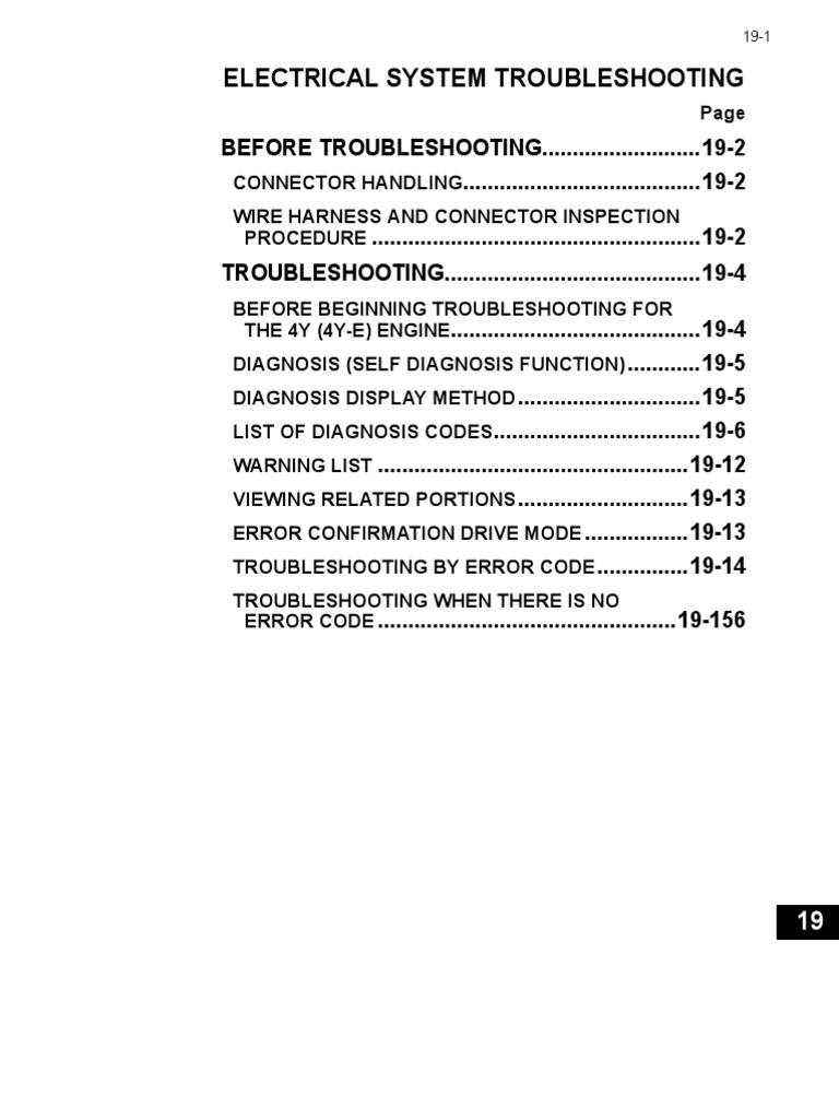 Toyota Forklift Error Code Troubleshooting | PDF | Electrical Connector ...